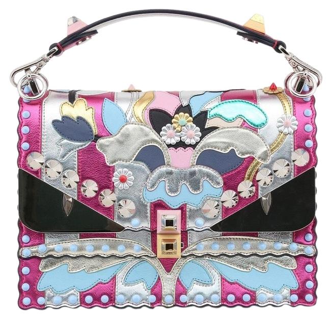 Fendi Crossbody Purple Leather Shoulder Bag 