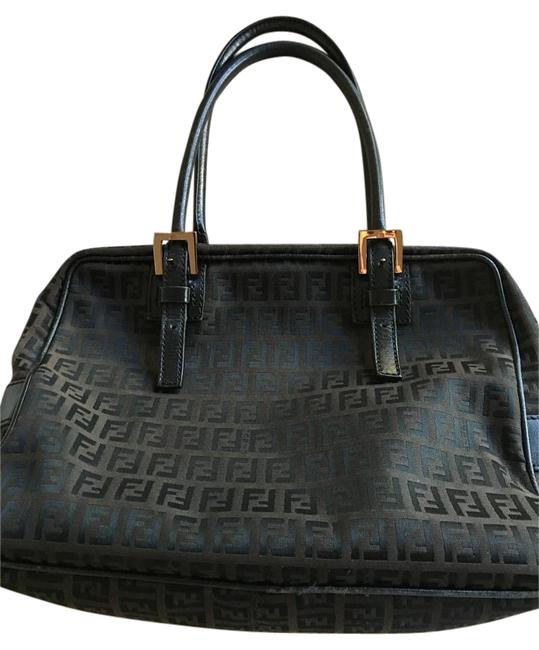 Fendi Bag Dark Brown Fcanvas Tote 