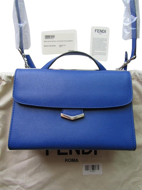 Fendi 'demi Jour' Blue Shoulder Bag 