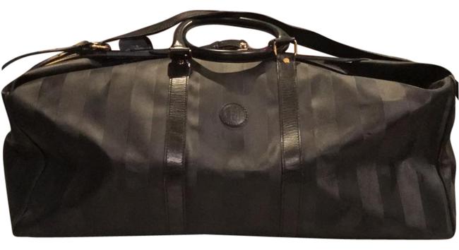 Fendi Duffel Black WeekendTravel Bag 