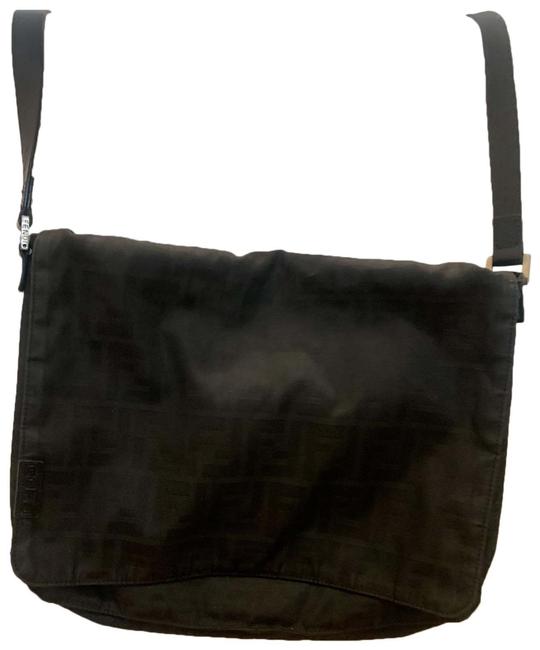 Fendi F Black Messenger Bag 