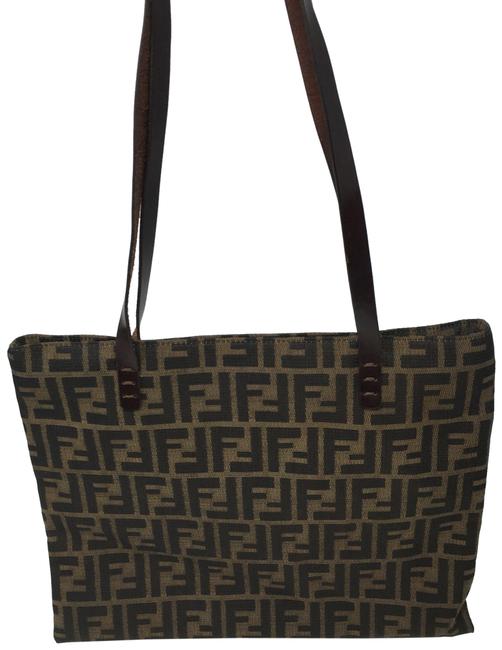 Fendi Shoulder Bag Fabric Logo ToteShoulder Tote 