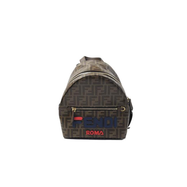 Fendi Ff Mania Dark Brown Backpack 