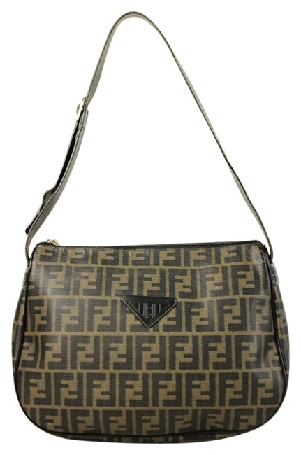 Fendi Ffjy55 Canvas Shoulder Bag 