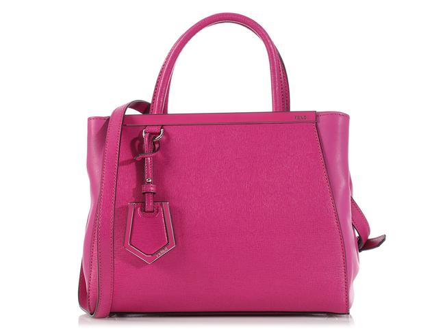 Fendi Flamingo Pink Petit 2jours Shoulder Bag 