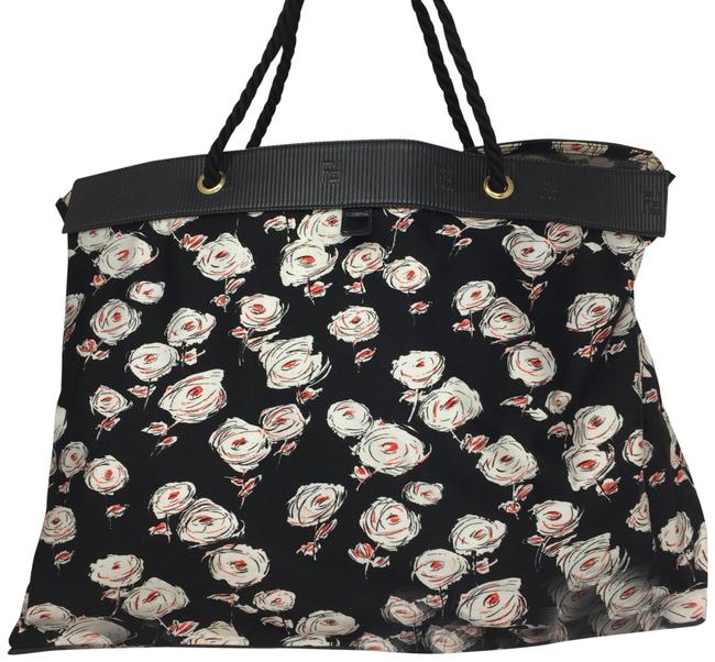 Fendi Flower Preowned Cloth Tote 