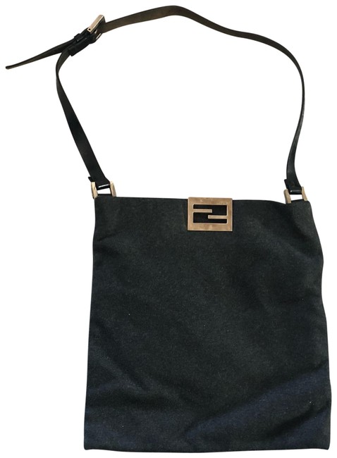 Fendi Bag Gray Wool Tote 