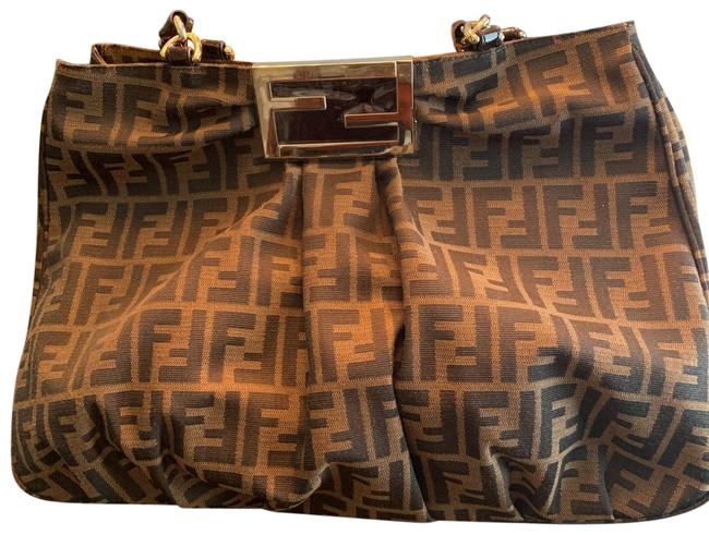 Fendi Handbag Brown Tote 