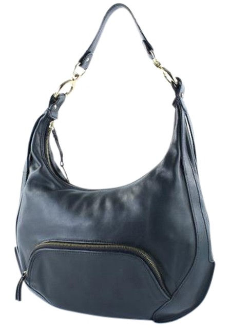 Fendi Hobo 3ft107 Black Leather Shoulder Bag 