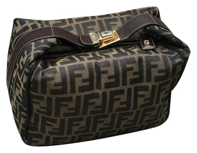 Fendi Lg Zucca Accessory Companion WeekendTravel Bag 
