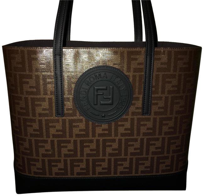 Fendi Logo Shopper Tote 