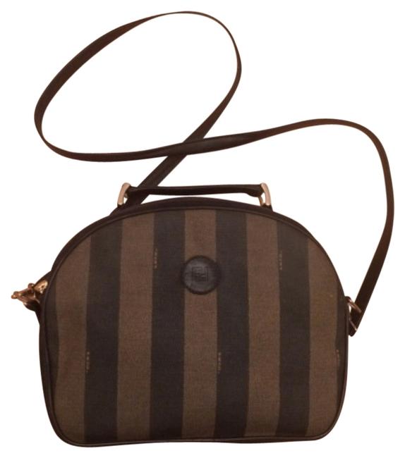 Fendi Lovable Pequin 2way Shoulder Bag 