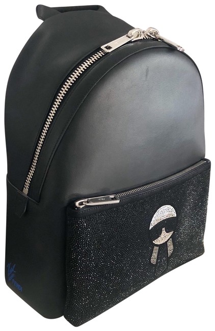 Fendi Ltd Edition Crystal Embellished Carlito Large Backpack 