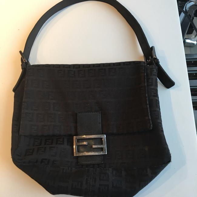 Fendi Mama Baguette Black Shoulder Bag 