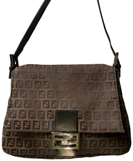 Fendi Mamma Baguette Brown Shoulder Bag 