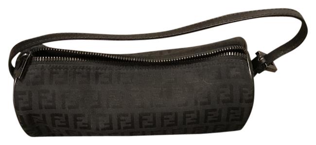Fendi Micro Black Material Baguette 