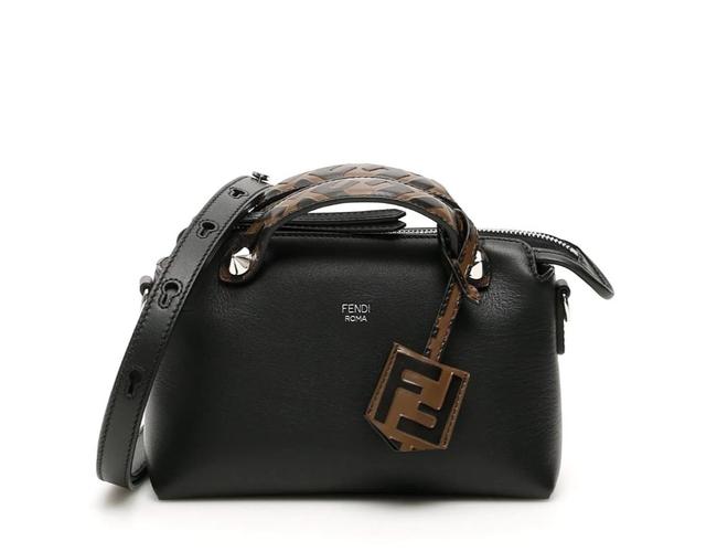 Fendi Mini Bag Cr New By The Way Ff Black Leather Tote 