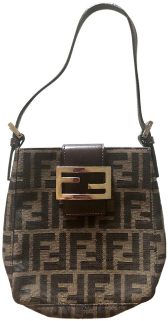 Fendi Mini Bag Brown Wristlet 
