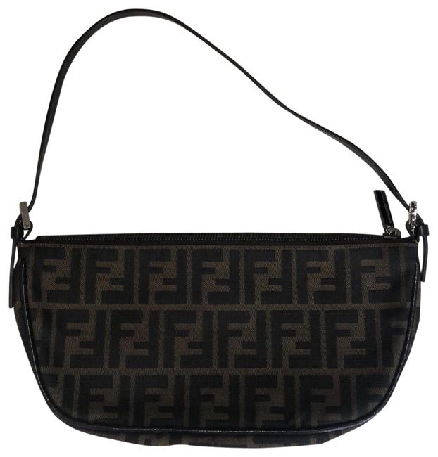 Fendi Monifram Canvas Baguette 