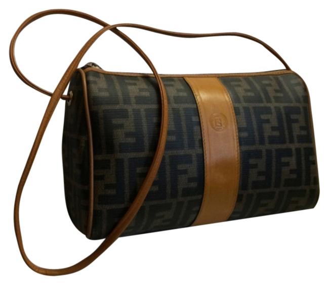 Fendi Nice Langerfeld Zucca Shoulder Bag 