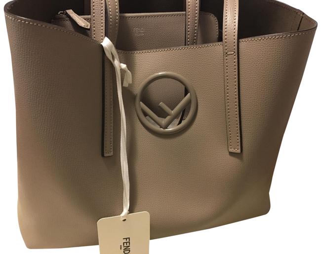 Fendi Nude Leather Tote 