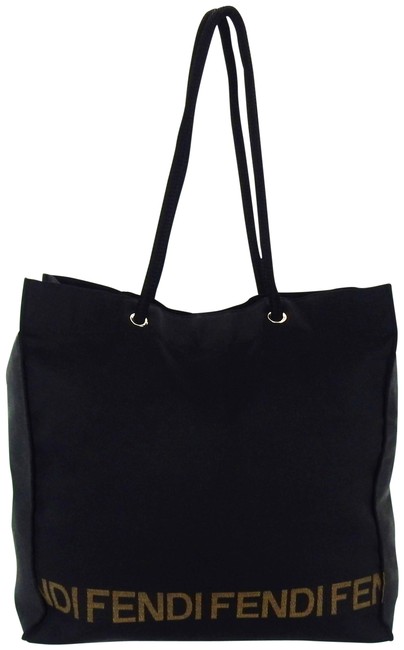 Fendi Overnight Brown Canvas WeekendTravel Bag 