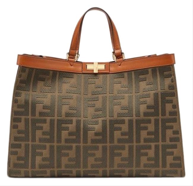 Fendi Peekaboo X tote Canvas Baguette 