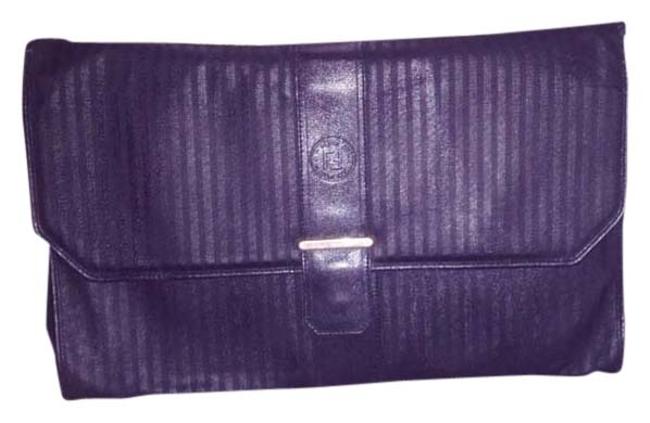 Fendi Penguin Jacquard Black Laptop Bag 