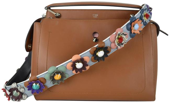 Fendi Picaboo Camel Leather Shoulder Bag 