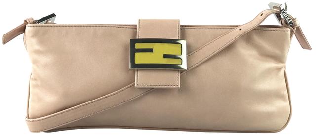 Fendi Pink Leather Shoulder Bag 