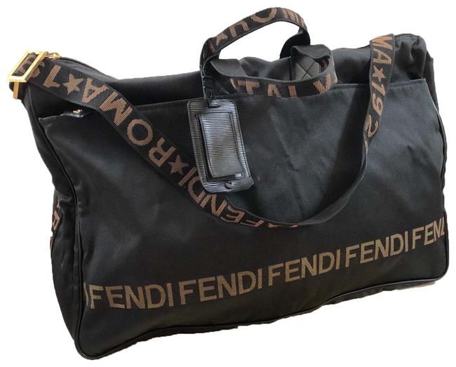 Fendi Roma Signature Xxl Two Way WeekendTravel Bag 