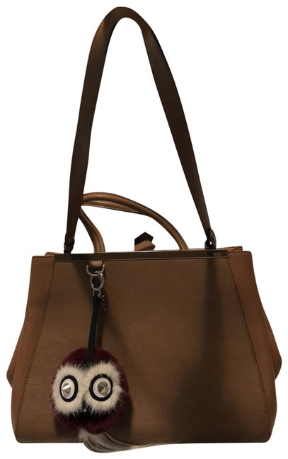 Fendi SandyBeige Leather Tote 
