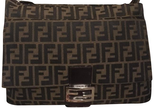 Fendi Satchel Canvas Baguette 