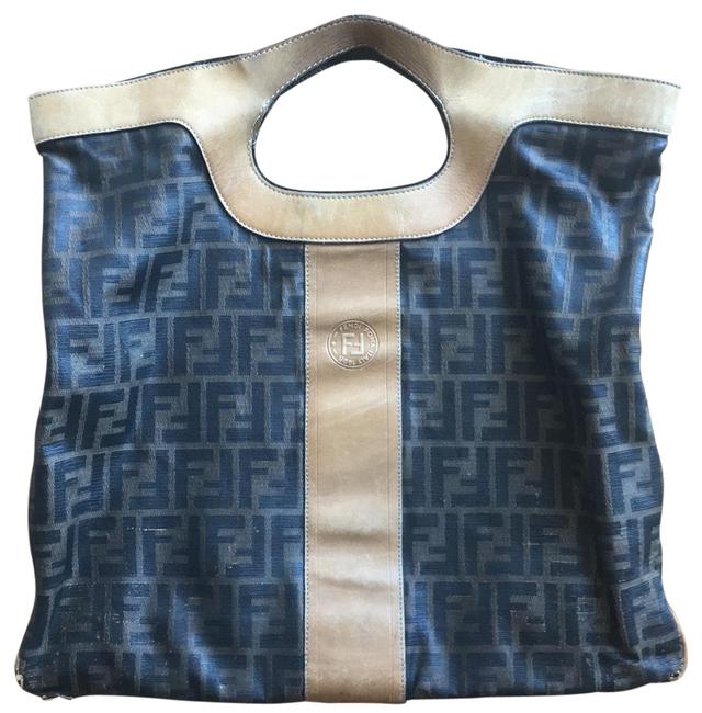 Fendi Satchel Style Classic Brown Tote 