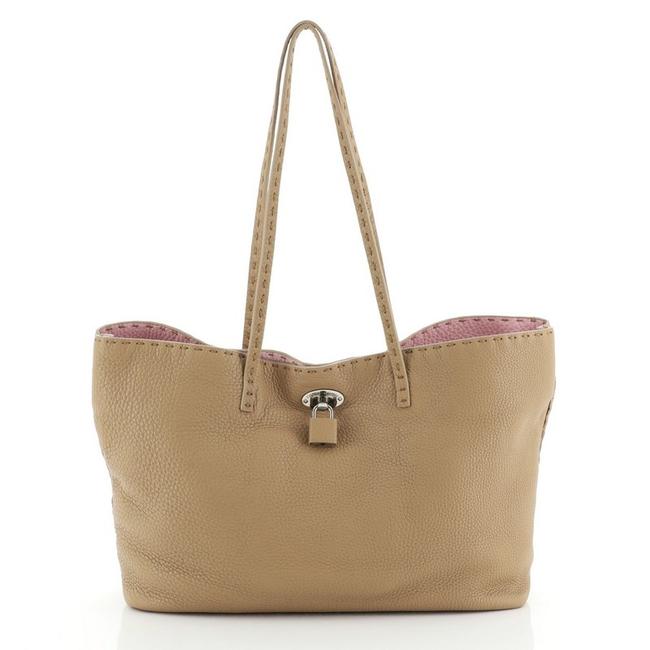 Fendi Selleria Carla Leather Small Tote 