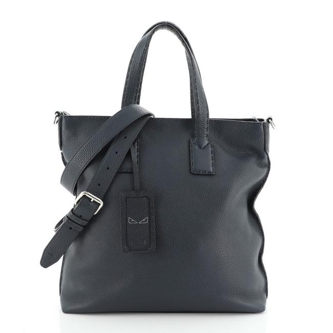 Fendi Selleria Convertible Document Leather Medium Tote 