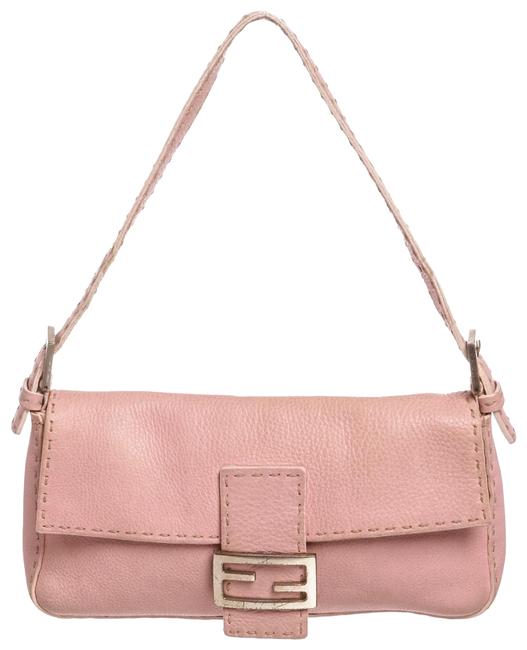 Fendi Selleria Pink Leather Baguette 