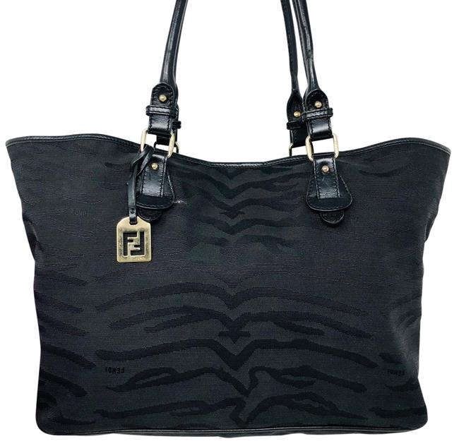 Fendi Shoulder Bag Black Tote 