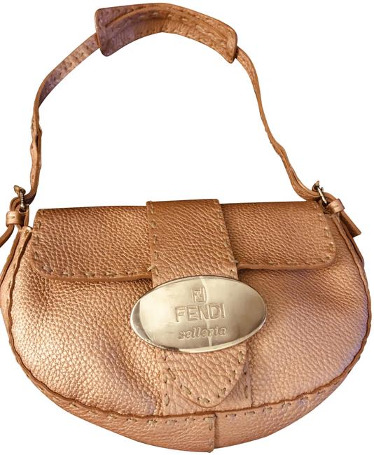 Fendi Shoulder Pale Pink Leather Baguette 