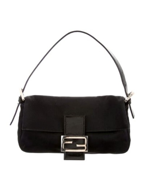 Fendi Signature Black Shoulder Bag 