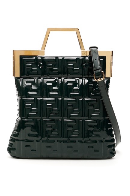 Fendi Small Flat Green Tote 