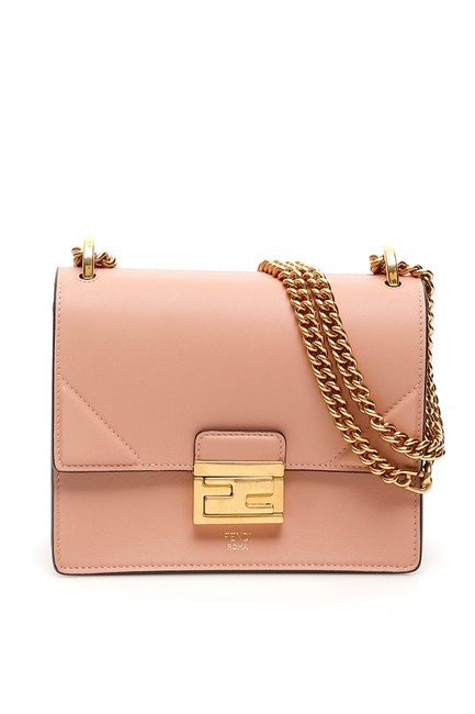 Fendi Small Kan U Pink Tote 