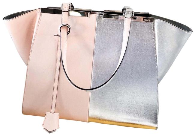 Fendi Tresjours Large Bicolor Handbag Tote 