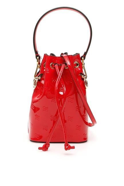 Fendi Tresor Ff Red Tote 