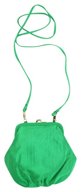 Fendi Two way Kisslock 32ffa817 Green Shoulder Bag 