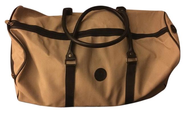 Fendi Duffle Vintage Stripe Tan Black Dont Know WeekendTravel Bag 