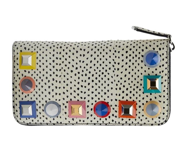 Fendi Wallet Beige Python Wristlet 