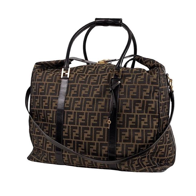 Fendi Zucca 2 Way WeekendTravel Bag 