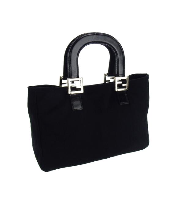 Fendi Zucca Black Neoprene Tote 