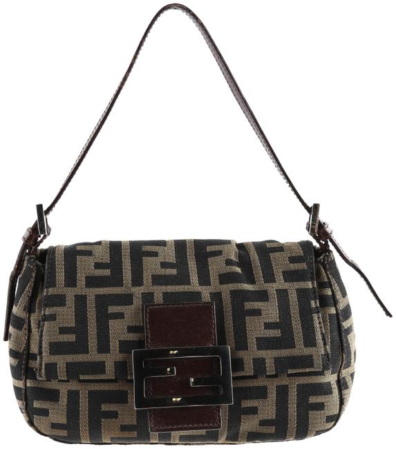 Fendi Zucca Brown Baguette 
